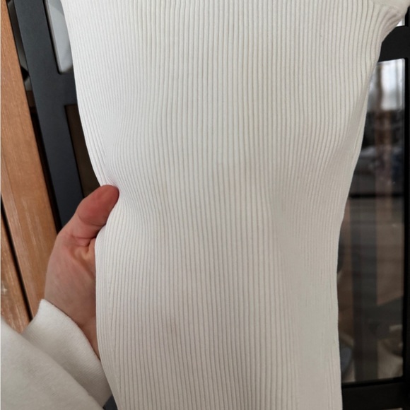 Zimmermann lovestruck ribbed knit tank top scoop neckline neutral capsule basic - Picture 7 of 10